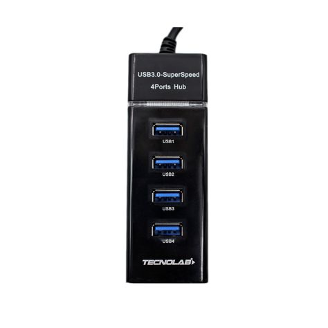 Hub USB 3.0 4 Puertos 5 Gbps Tecnolab-0