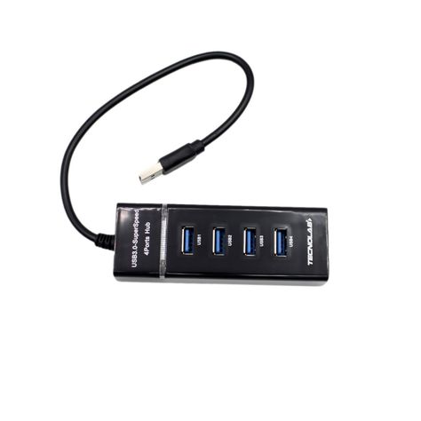 Hub USB 3.0 4 Puertos 5 Gbps Tecnolab-1
