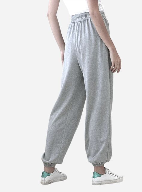 Pantalon Oversized Jogger Gris Claro Changes Label-2