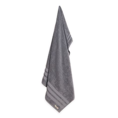 Sábana de baño Karsten Suprema 550gr 86 x 150 cm Gris-1