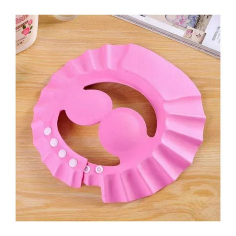 Gorro Para Protección De Baño Bebé Color Rosado-1