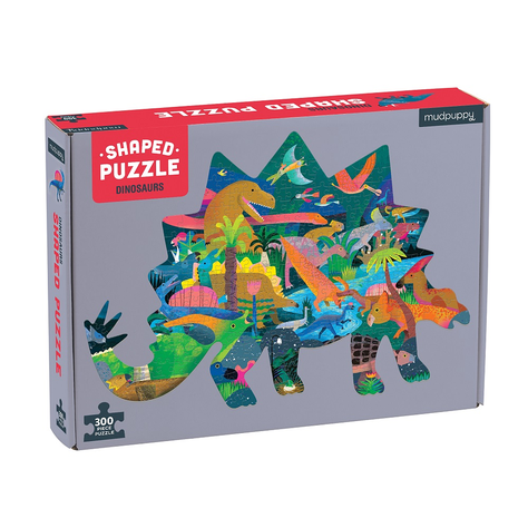 PUZZLE 300PCS CON FORMA, DINOSAURIOS-1