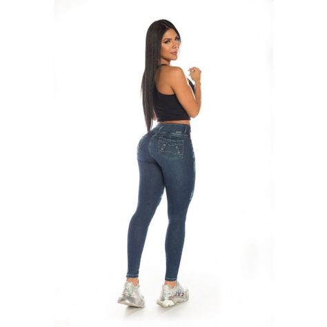 Jeans Colombiano Levanta Cola 14404 Cheviotto-6