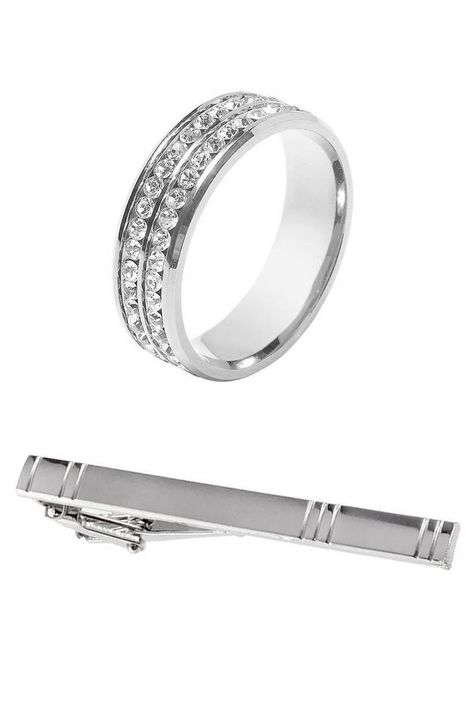 Corbata Hombre Seda + Clip, anillo, paño, colleras-5