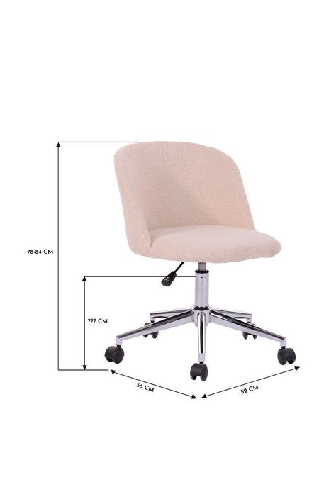 Silla de Escritorio Fernanda Beige-2
