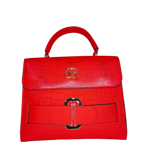 Cartera O Bolso roja Grande De Mujer -0