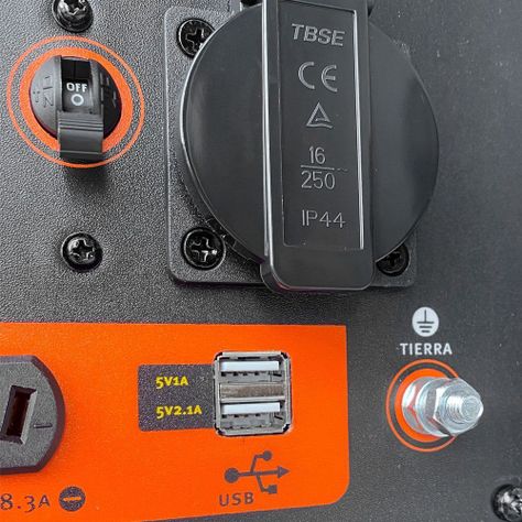 Generador Eléctrico Inverter a Gasolina 3.500W-4