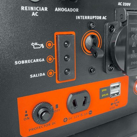 Generador Eléctrico Inverter a Gasolina 3.500W-2
