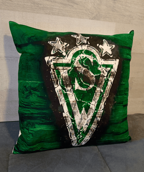 Cojín Felpa 45x45 cm De Santiago Wanderers Extra Suave -2