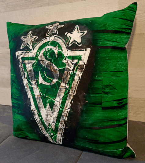 Cojín Felpa 45x45 cm De Santiago Wanderers Extra Suave -1