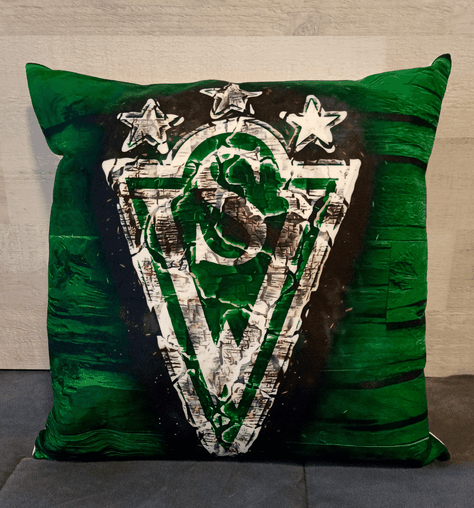 Cojín Felpa 45x45 cm De Santiago Wanderers Extra Suave -3