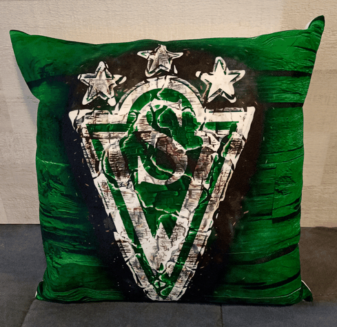 Cojín Felpa 45x45 cm De Santiago Wanderers Extra Suave -4