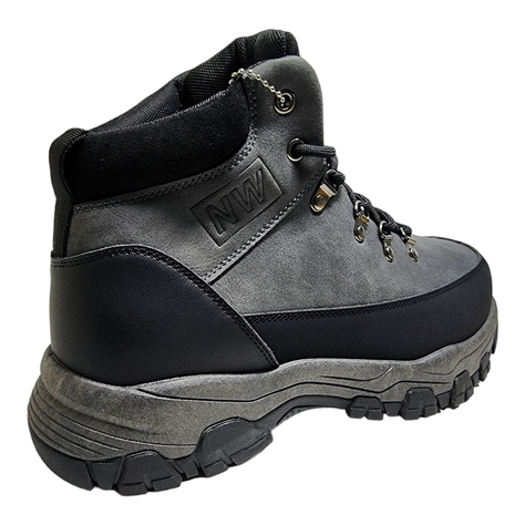Zapatilla Hombre Gris New Walk Caña-1