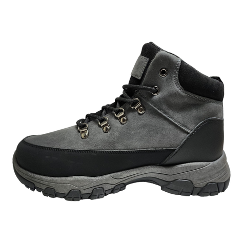 Zapatilla Hombre Gris New Walk Caña-2