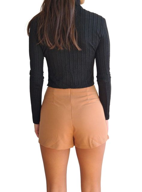 Polera Lanilla MLK Negra Mujer-1