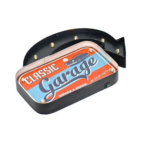 LETRERO VINTAGE LED CLASSIC GARAGE (44 x 5 x 31 cms.)-1