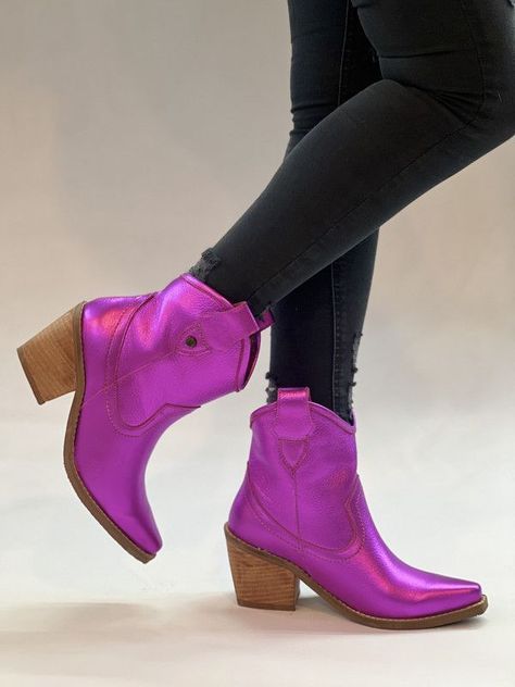 Botin Agata fucisa-violeta Exotica-0