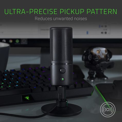 Micrófono Razer Seiren X Black-3