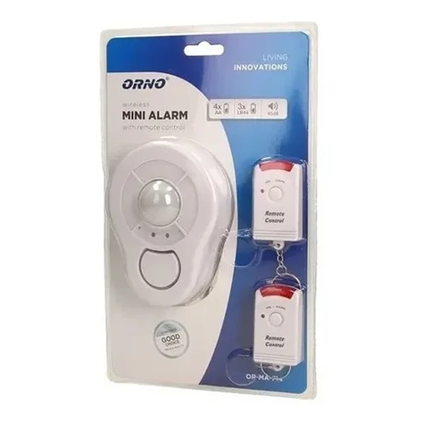 Alarma Infraroja Sensor de Movimiento + Controles-2