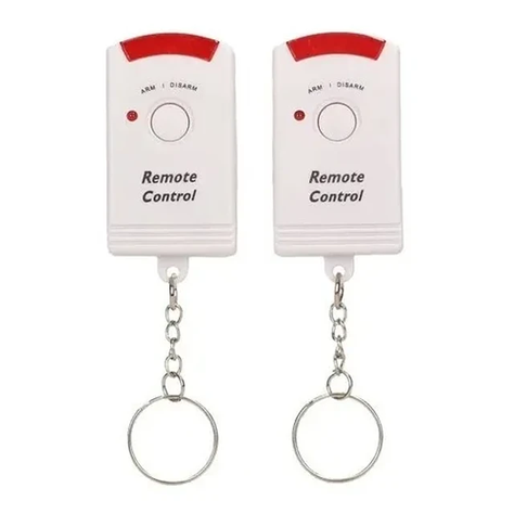 Alarma Infraroja Sensor de Movimiento + Controles-4