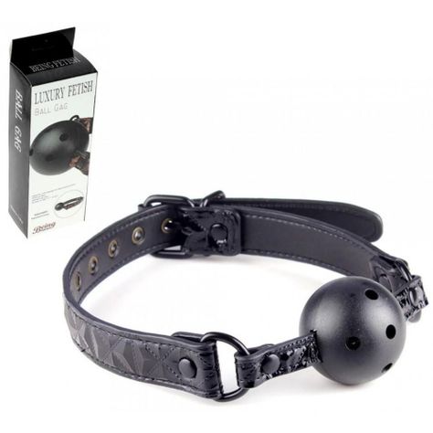 MORDAZA BALL GAG BONDAGE LUXURY FETISH-2