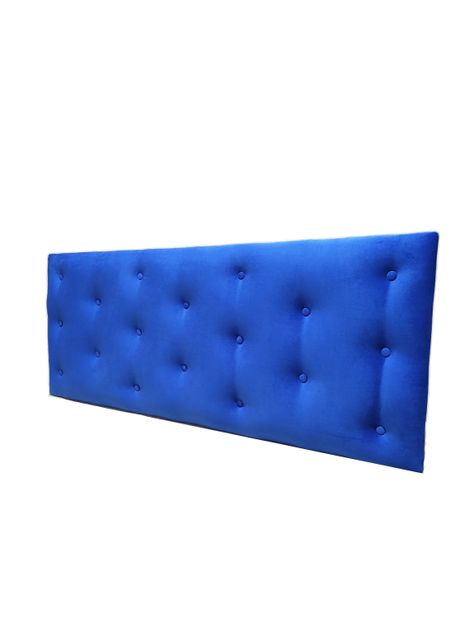 Respaldo 2 Plazas Azul Felpa Muebles Rimar-2