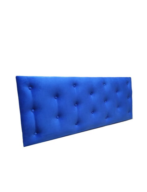 Respaldo 2 Plazas Azul Felpa Muebles Rimar-1