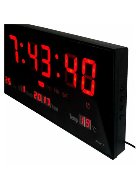 Reloj digital led pared hora fecha temperatura-1