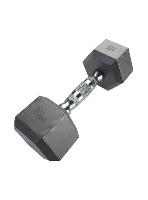 Mancuerna Hexagonal Recubierta en Caucho  5 Kg-0