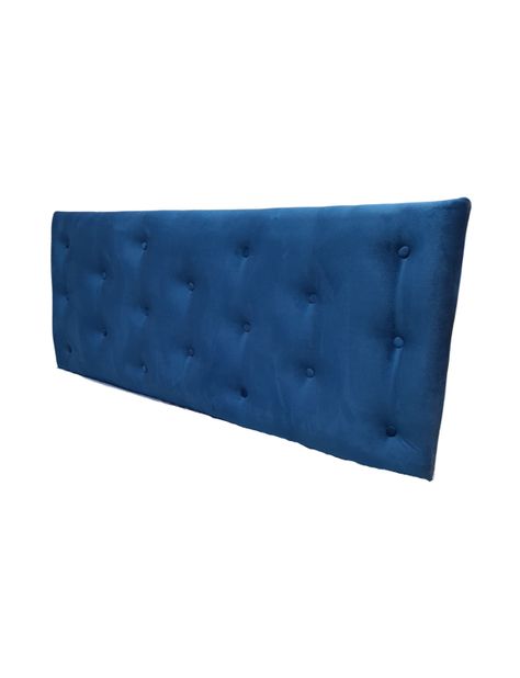 Respaldo Botoné 2P Azul Marino Felpa-2