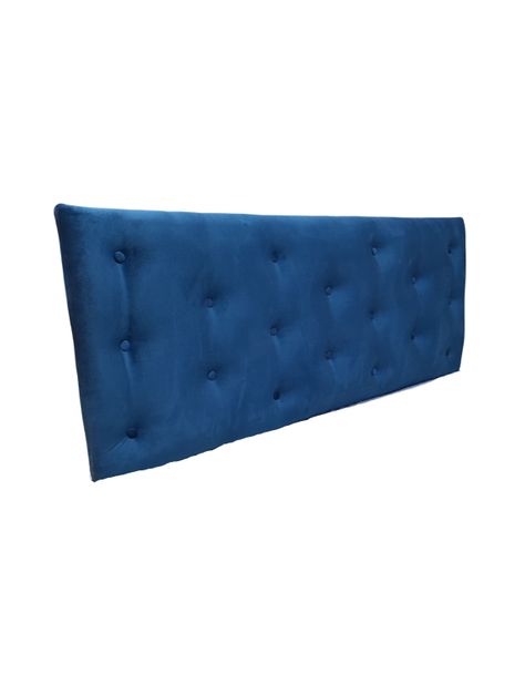 Respaldo Botoné 2P Azul Marino Felpa-1