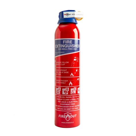 Extintor Aerosol Portátil ABC - Fire Out-0