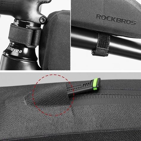 Bolso de Bicicleta impermeable de tubo Rockbros AS-019-3