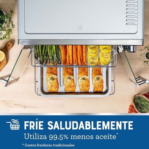 Horno Oster® con freidora de aire y antiadherente TSSTTVFDMAFNS-4