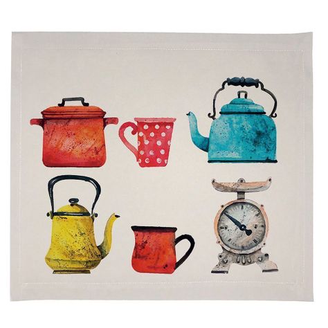 Set  de Individuales impermeables, Cacharros-0