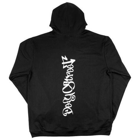 Polerón Negro con capucha Hombre-1