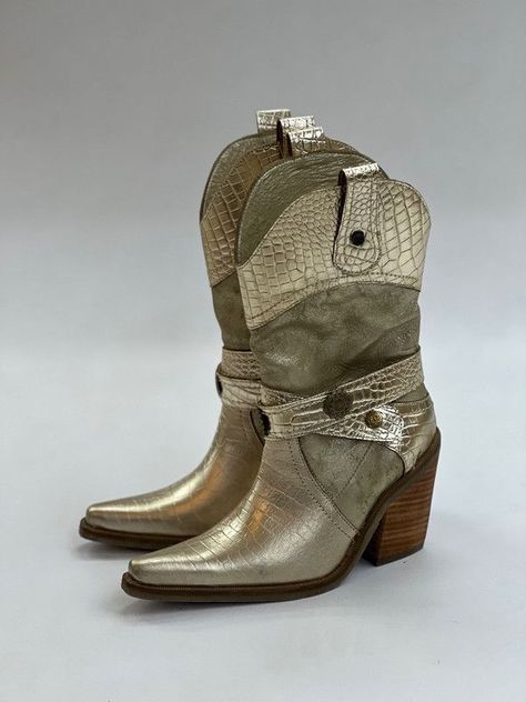 Bota Letty dorado Exotica-1