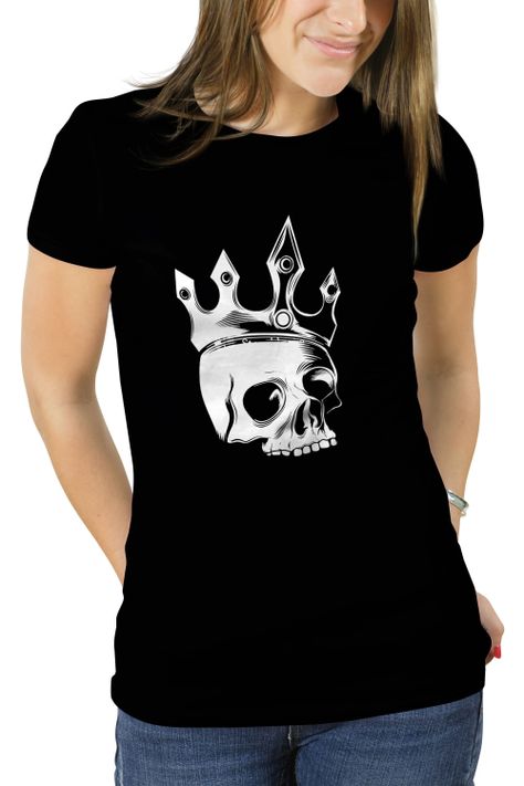 Polera Mujer diseño calavera 11-0