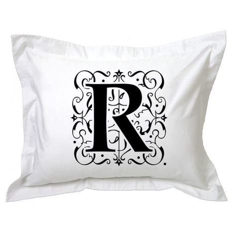 Funda de Almohada Letra Deco R-0