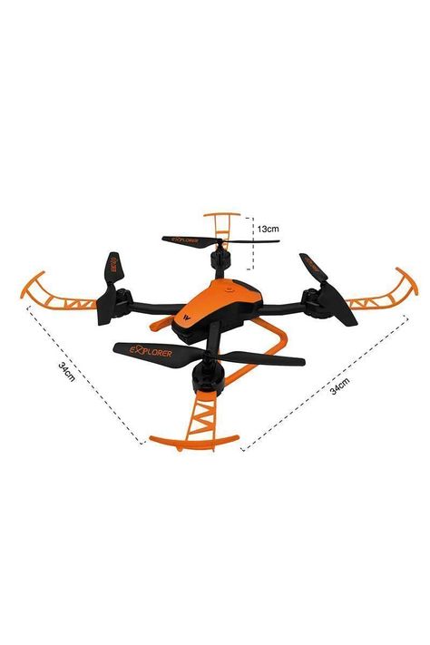Drone A30 con Cámara HD y WiFi Naranjo-1