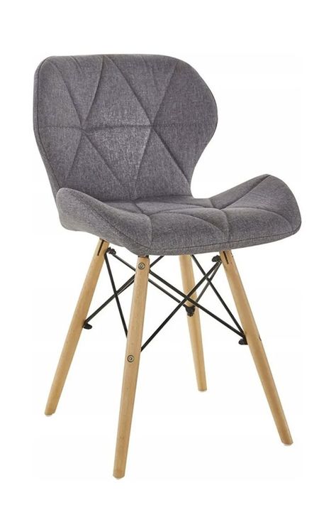 Pack 4 Sillas Eames Acolchadas Tela Lino-3