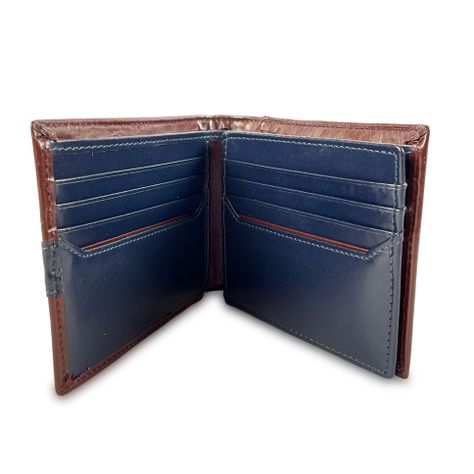 Billetera Invictus 577 Marrón/Azul-2