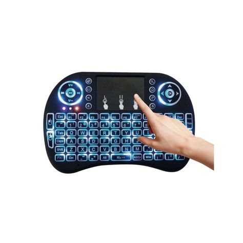 Mini Teclado Inalambrico Retroiluminado USB Tecnolab-0