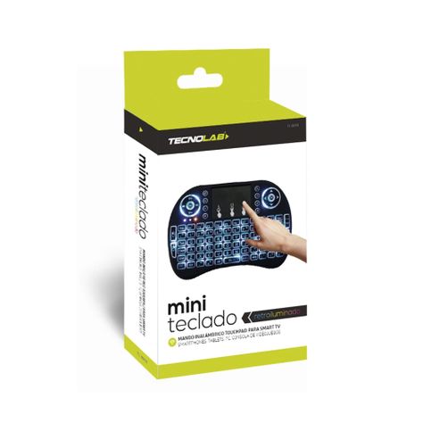 Mini Teclado Inalambrico Retroiluminado USB Tecnolab-2