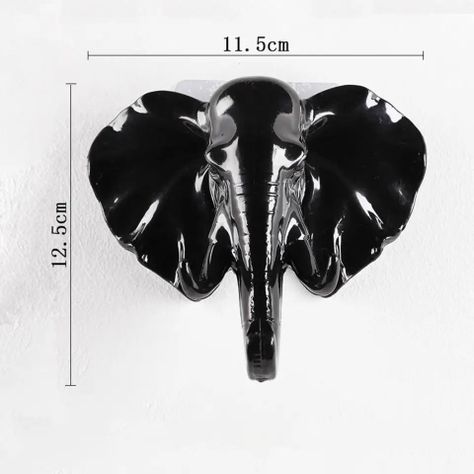 Percha De Elefante, Colgador De Pared Elegante-1