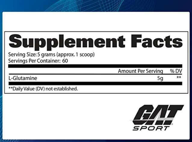 L Glutamine 60 Servicios - Gat Sport-1