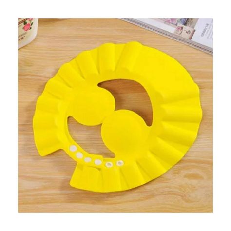 Gorro Para Protección de Baño Bebé Color Amarillo-1