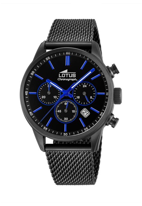 Reloj 18700/3 Lotus Negro Hombre Chrono-0