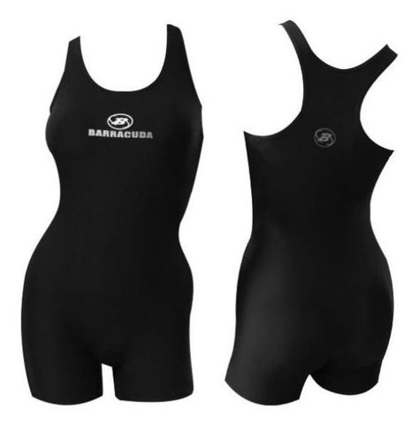      Traje Baño Mujer Legg Unicolor Nuevo Original Barracuda-0