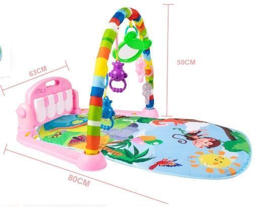 Gimnasio Rosado Con Piano Para Bebe-2